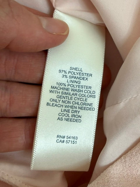 Harper Rose Pale Pink Wide‑Leg Jumpsuit -Sz 8P