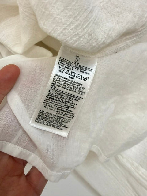 Old Navy Cotton Gauze Maxi Dress – White SzXL