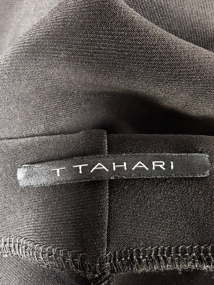 Womens Tahari Straight Leg Pants Black Size 12