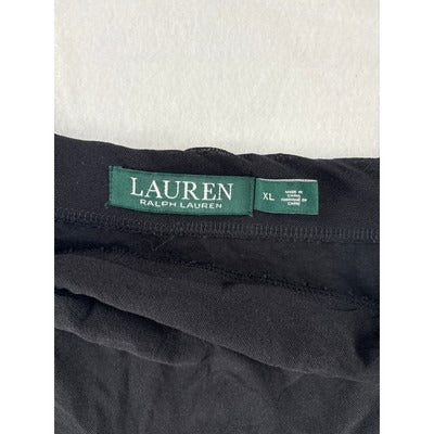 Lauren Ralph Lauren Womens Black Tiered Maxi Skirt XL