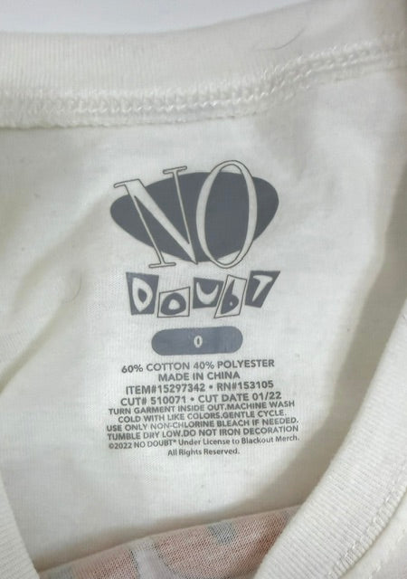No Doubt Tragic Kingdom Tour ’97 Graphic Tee Sz0(12) NWOT