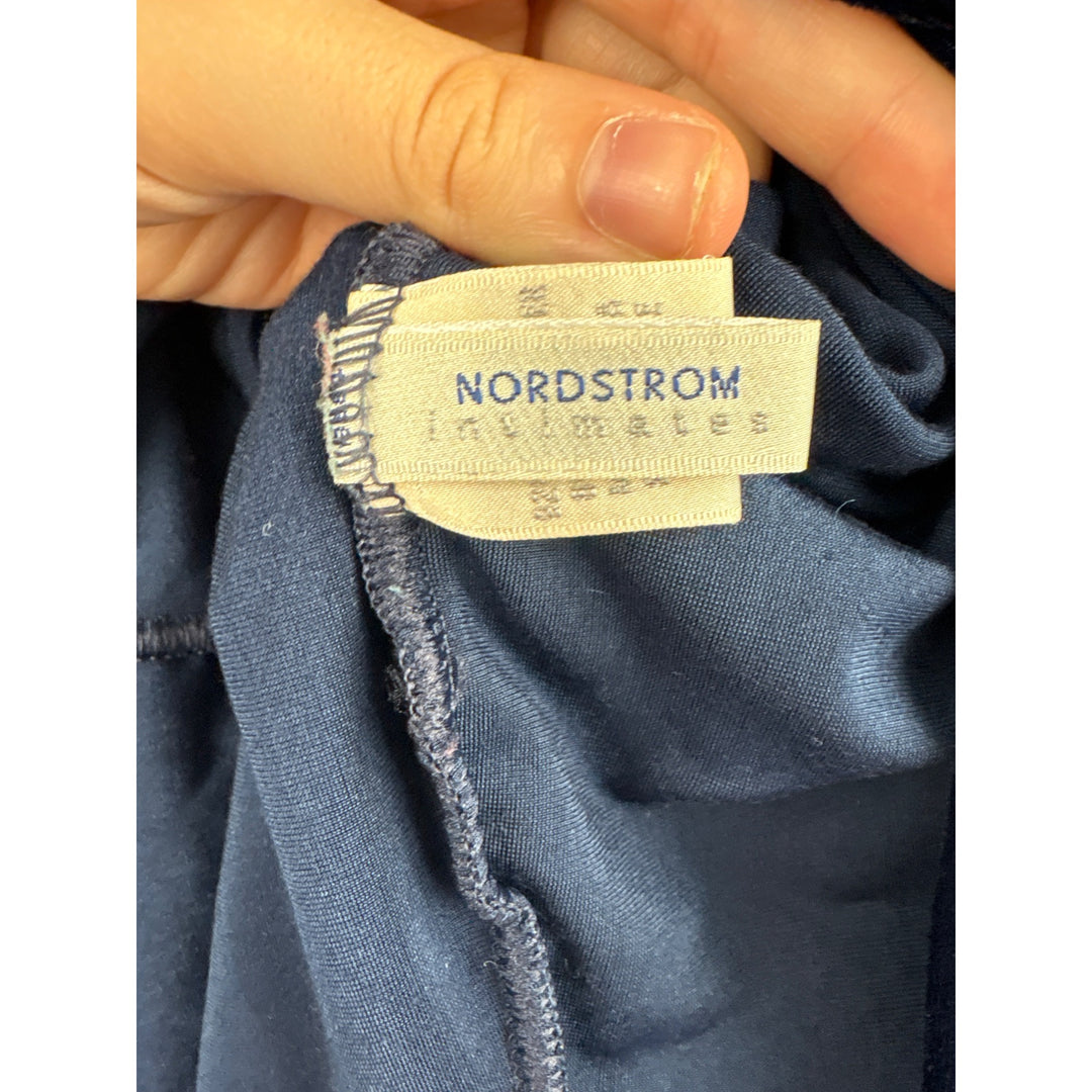Women’s Nordstrom Large Royal Blue Velvet Short Sleeve shirt