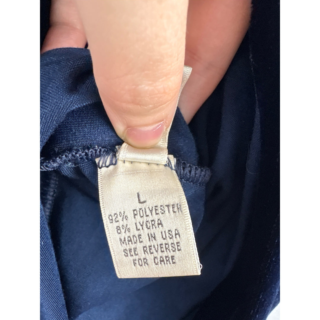 Women’s Nordstrom Large Royal Blue Velvet Short Sleeve shirt
