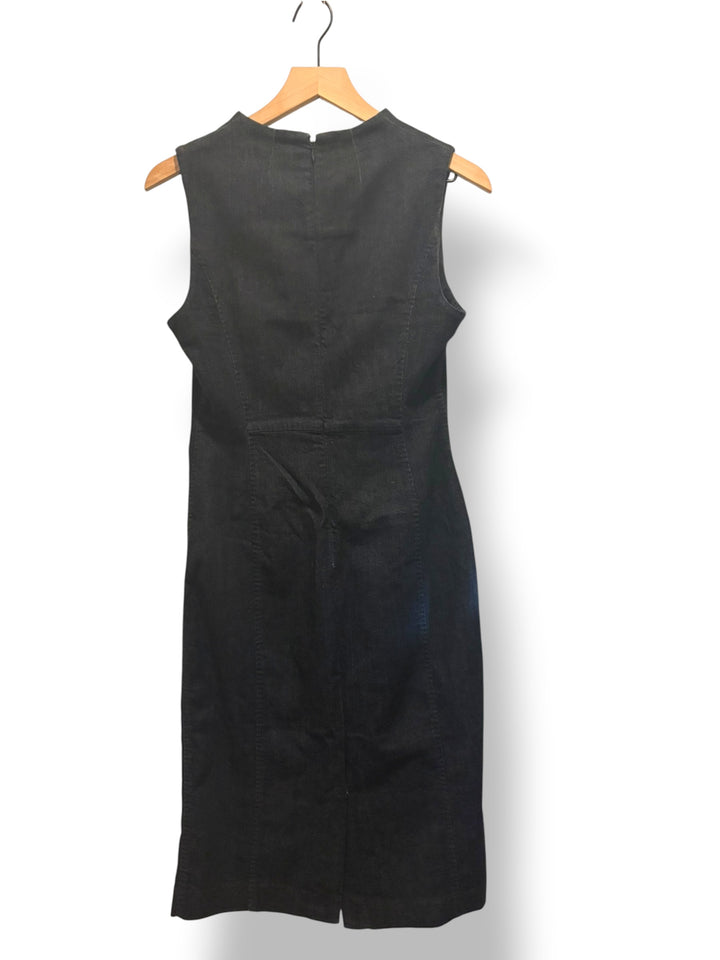 Banana Republic Dark Wash Denim Bodycon Sheath Dress 4 Petite NWT Coastal Workwear