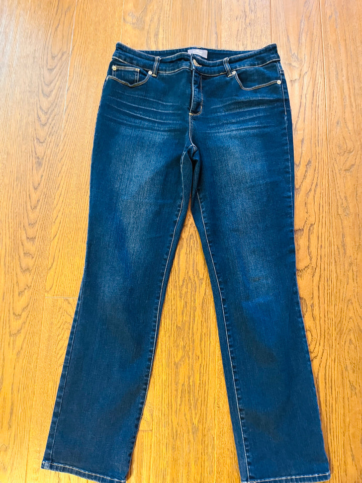 Chico’s So Slimming Women’s Jeans Stretch Denim Slimming Fit Comfort Waist