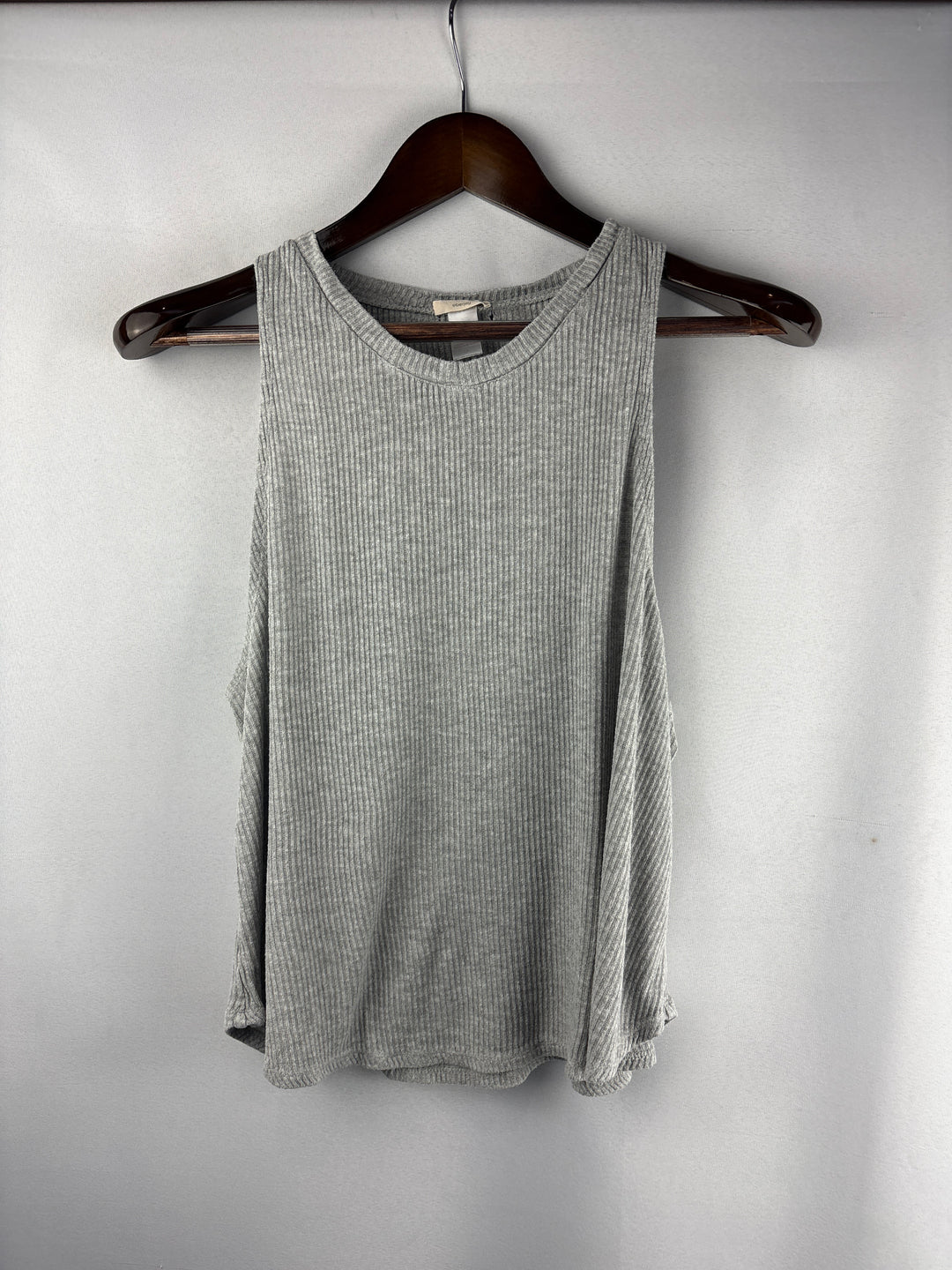 Women’s Everjey Small Light Gray Ribbed Tank Top