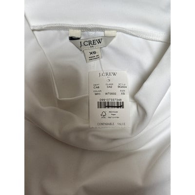 J.Crew Scalloped Hem White Skirt XS