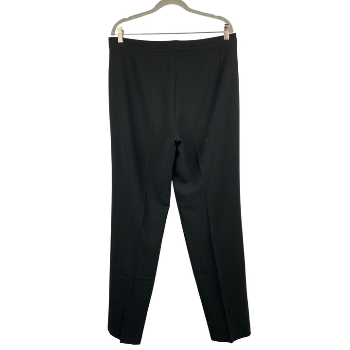St. John Caviar Womens Black Pants Size 10