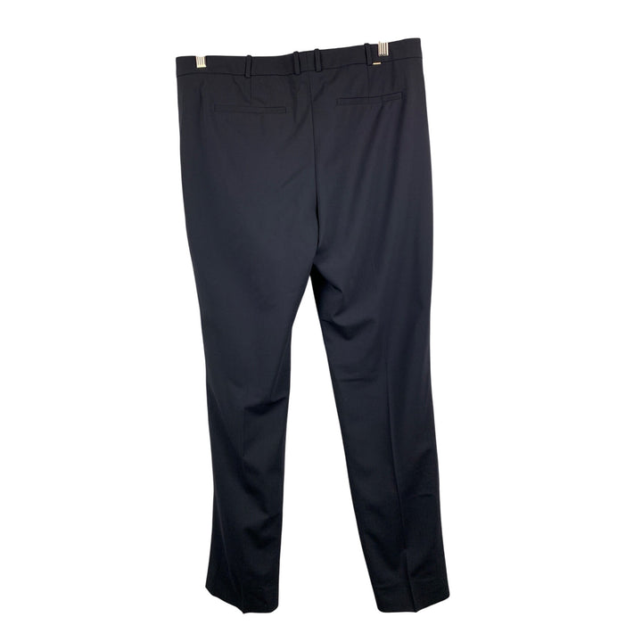 Hugo Boss Womens Wool Blend Tailored Trousers Made In Malta