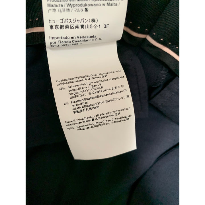 Hugo Boss Womens Wool Blend Tailored Trousers Made In Malta