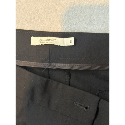 Women’s Santorelli Black Straight Dress Pants Sz 12