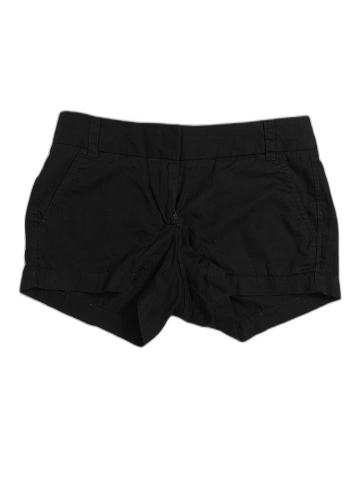Women J.Crew Chino Shorts Black Size 0