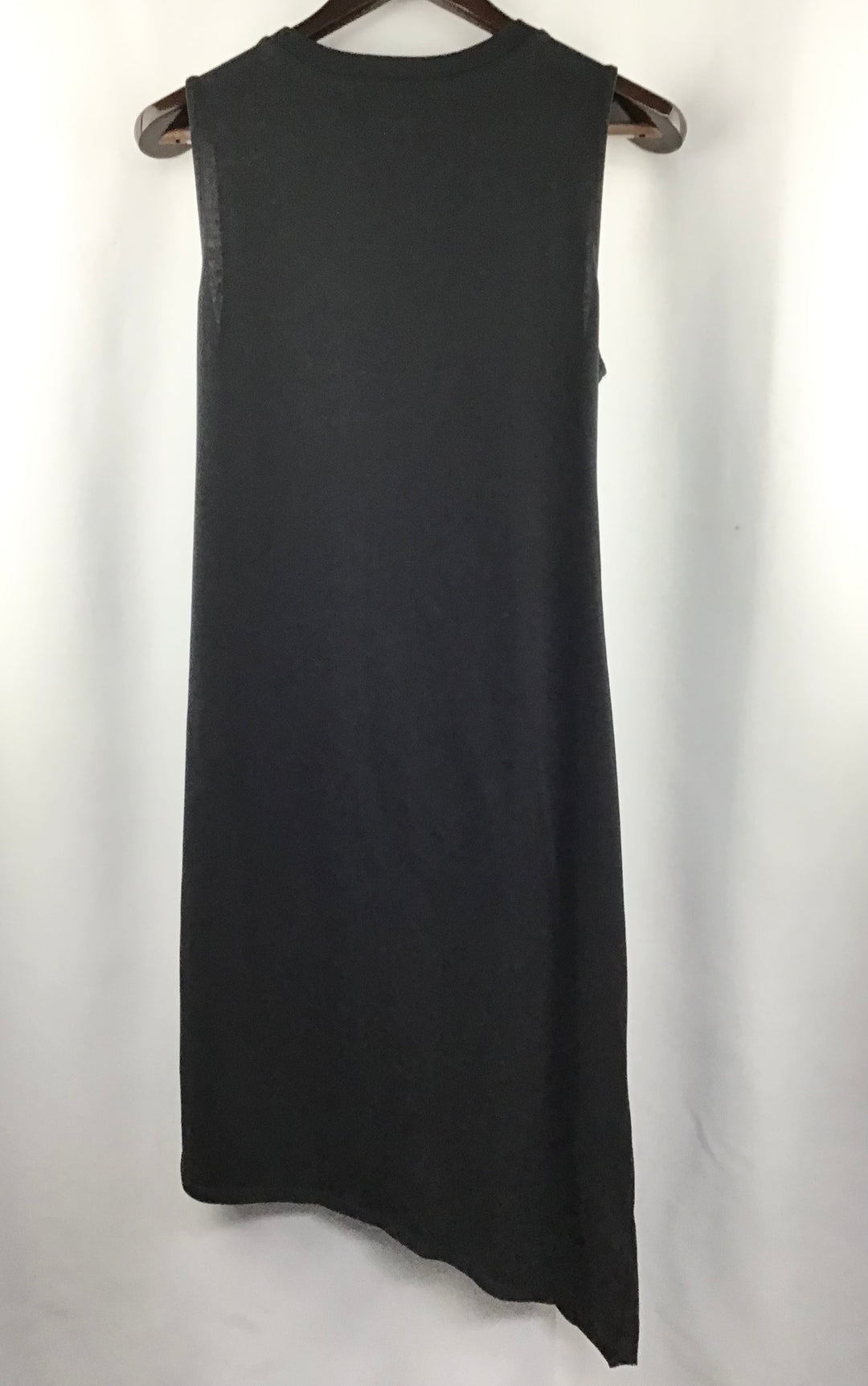 Women’s Trouve Black Dress Sleeveless Asymmetrical Twist Front Jersey Size Large
