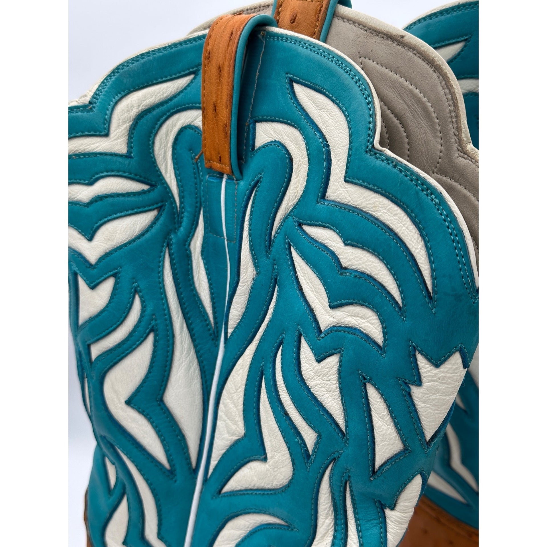 Women’s Caboots Custom Made Wide Calf Cowboy Boots Size 10