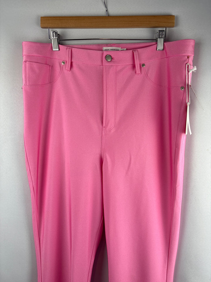 Women’s Good American Size 16 Bubblegum Pink Slacks