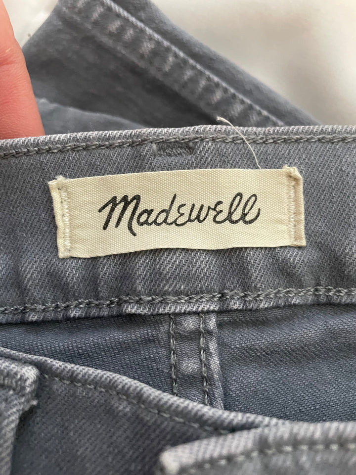 Madewell Gray Wide-Leg High-Rise Jeans / Size 28