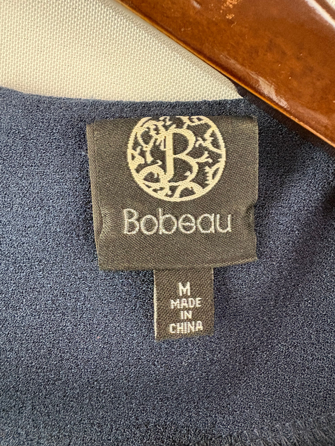 Women’s Bobeau Medium Navy Blue Sheath Dress