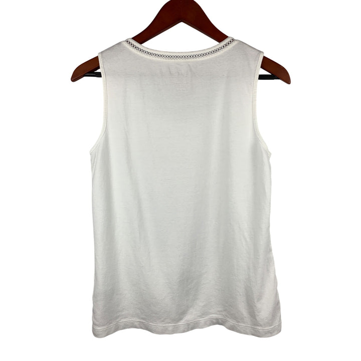 White Stag Womens Crochet Trim Tank Top S / CH White