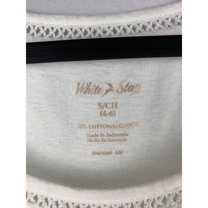 White Stag Womens Crochet Trim Tank Top S / CH White