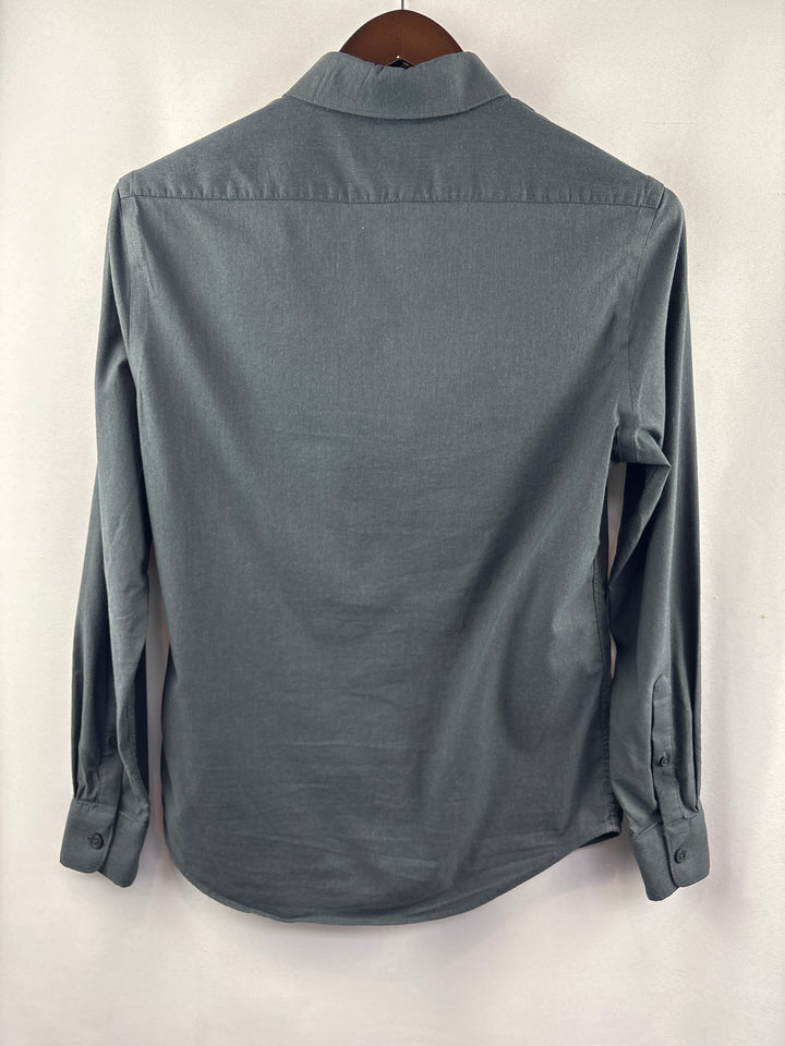 Men’s Express XS Charcoal Gray Button Up Dress Shirt
