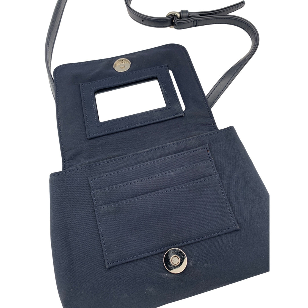Nine West Black Crossbody Handbag With Adjustable Strap & Multiple Card Slots