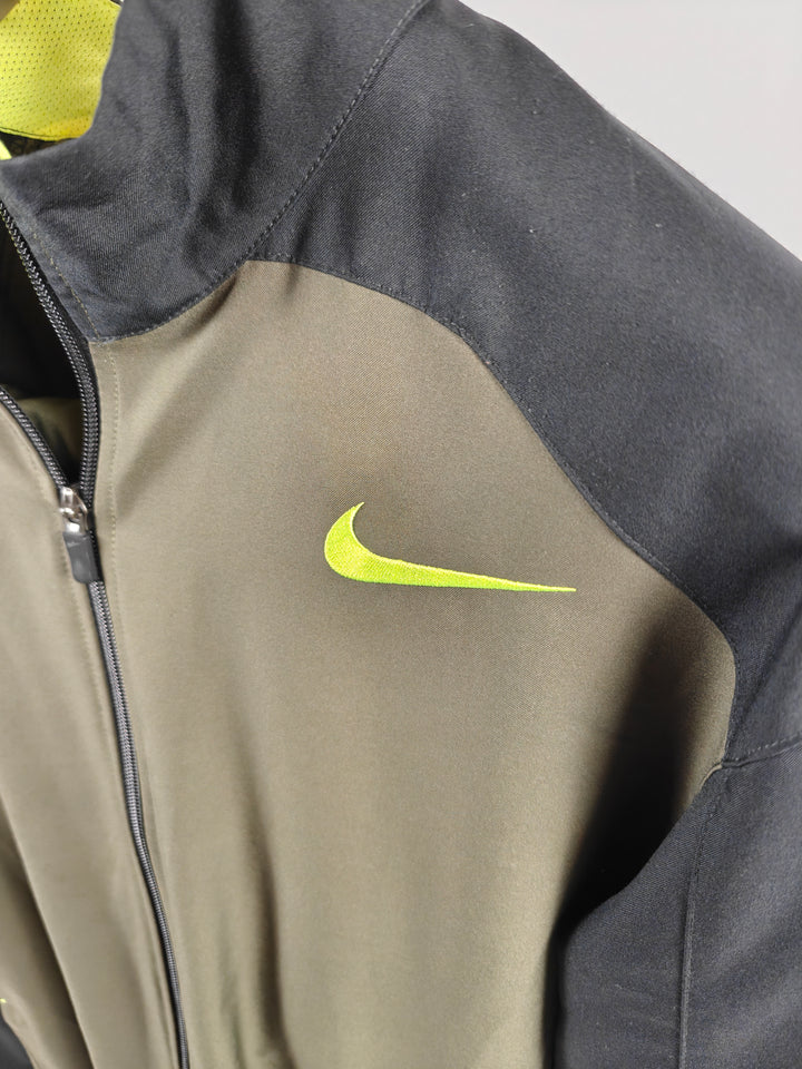 Men’s Nike Dri-FIT Tracksuit Olive Black Size XL Jacket &amp; Pants Set