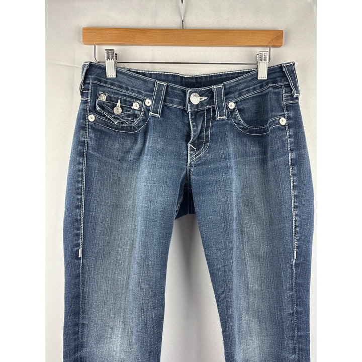 True Religion Womens Blue Denim Jeans Size 29 Made In USA