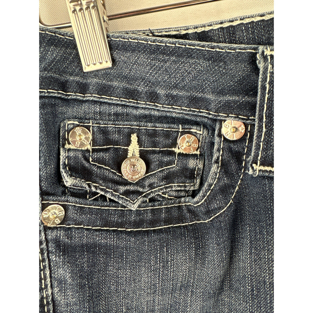 True Religion Womens Blue Denim Jeans Size 29 Made In USA