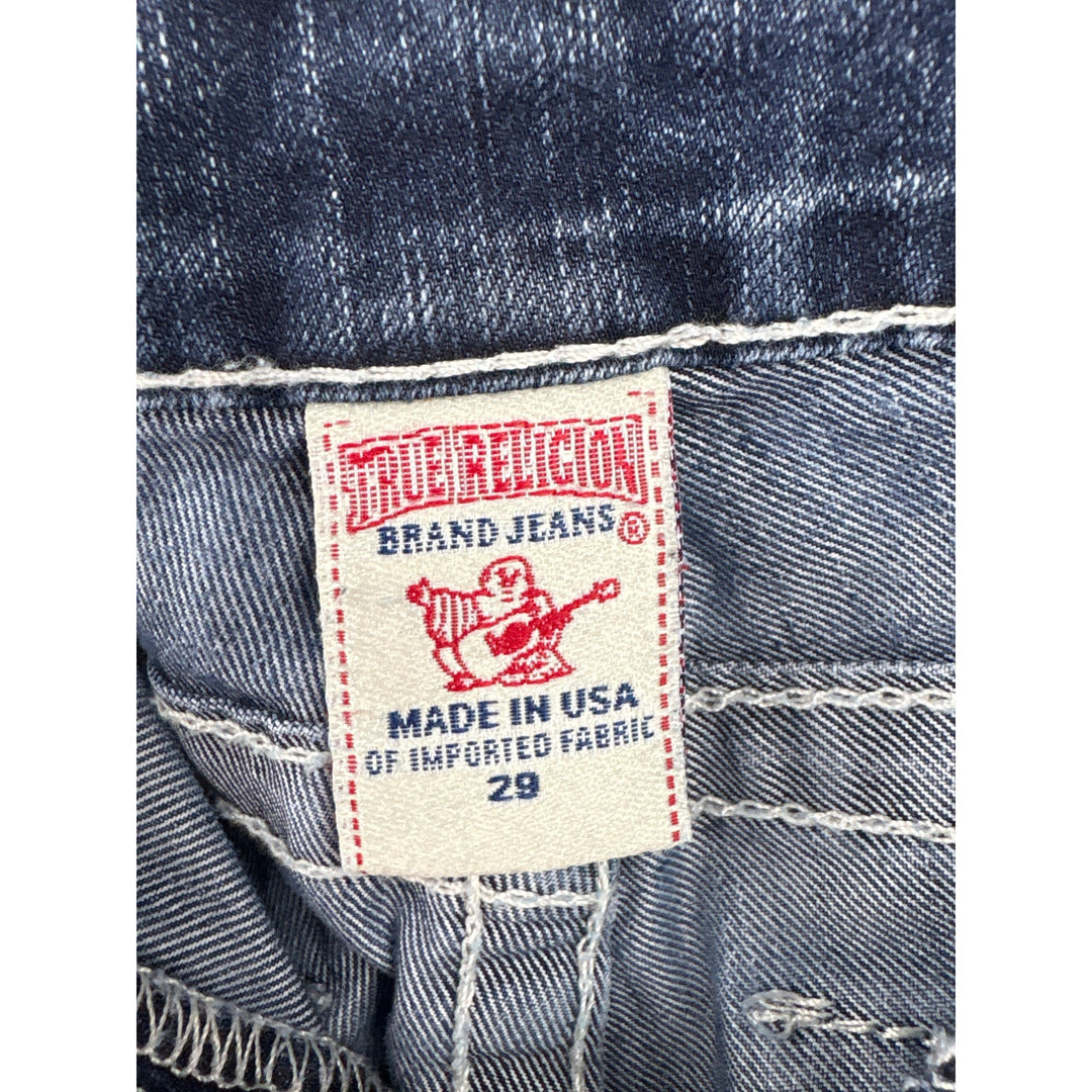 True Religion Womens Blue Denim Jeans Size 29 Made In USA