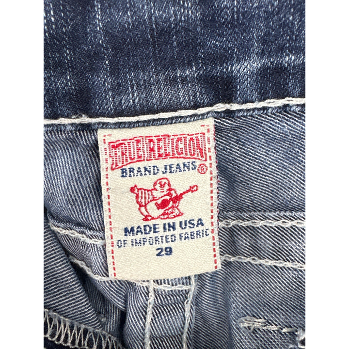 True Religion Womens Blue Denim Jeans Size 29 Made In USA