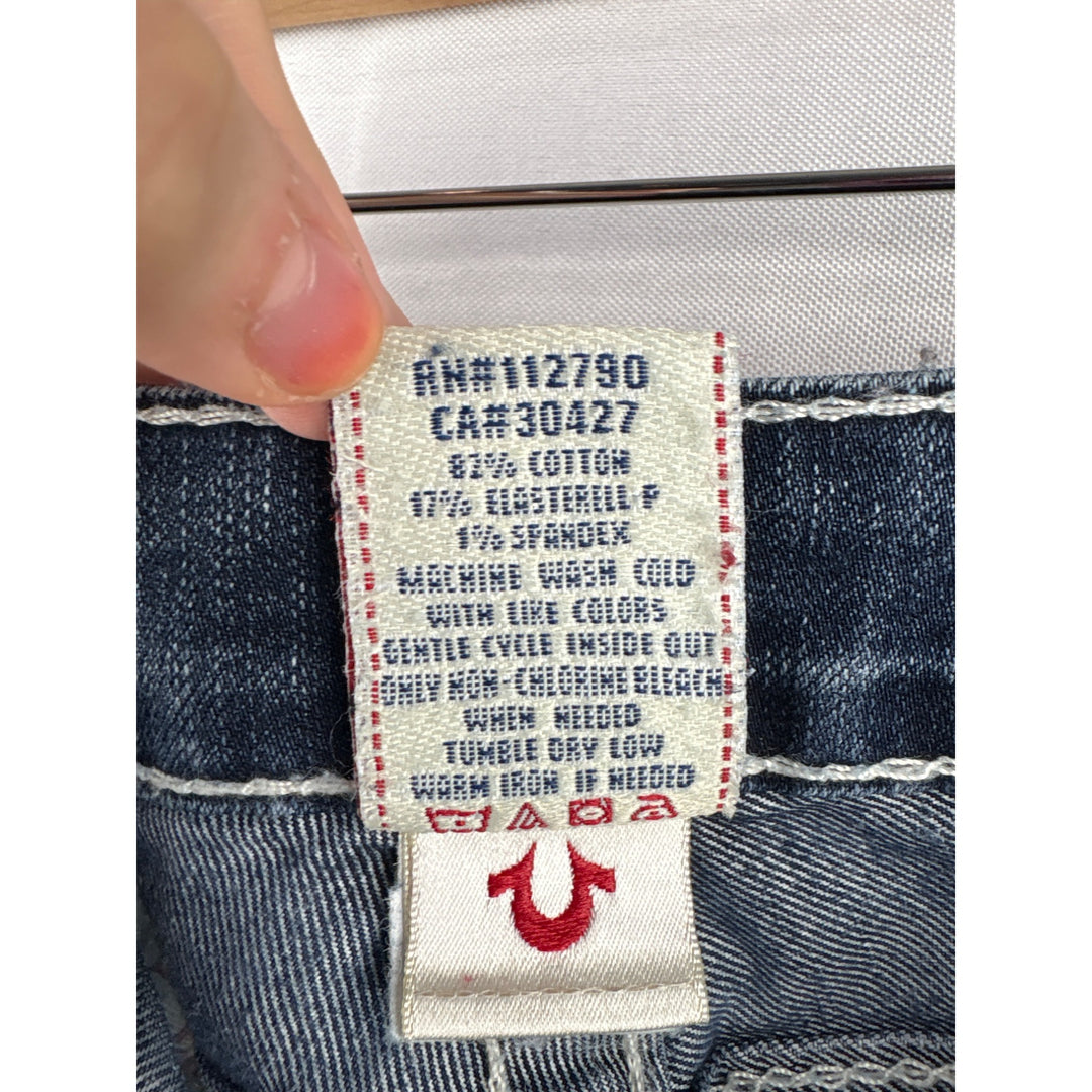 True Religion Womens Blue Denim Jeans Size 29 Made In USA