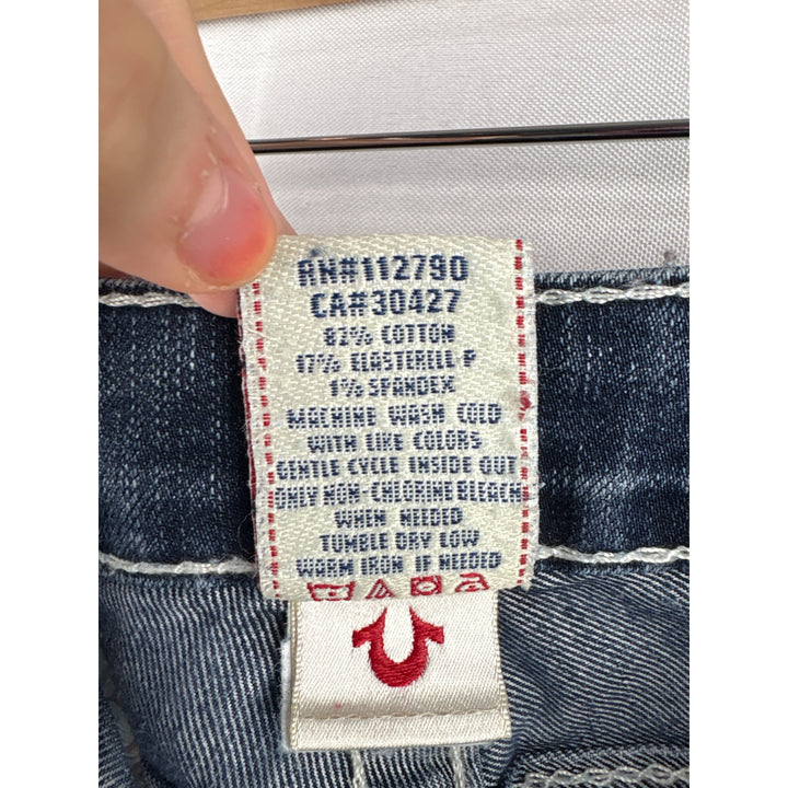 True Religion Womens Blue Denim Jeans Size 29 Made In USA