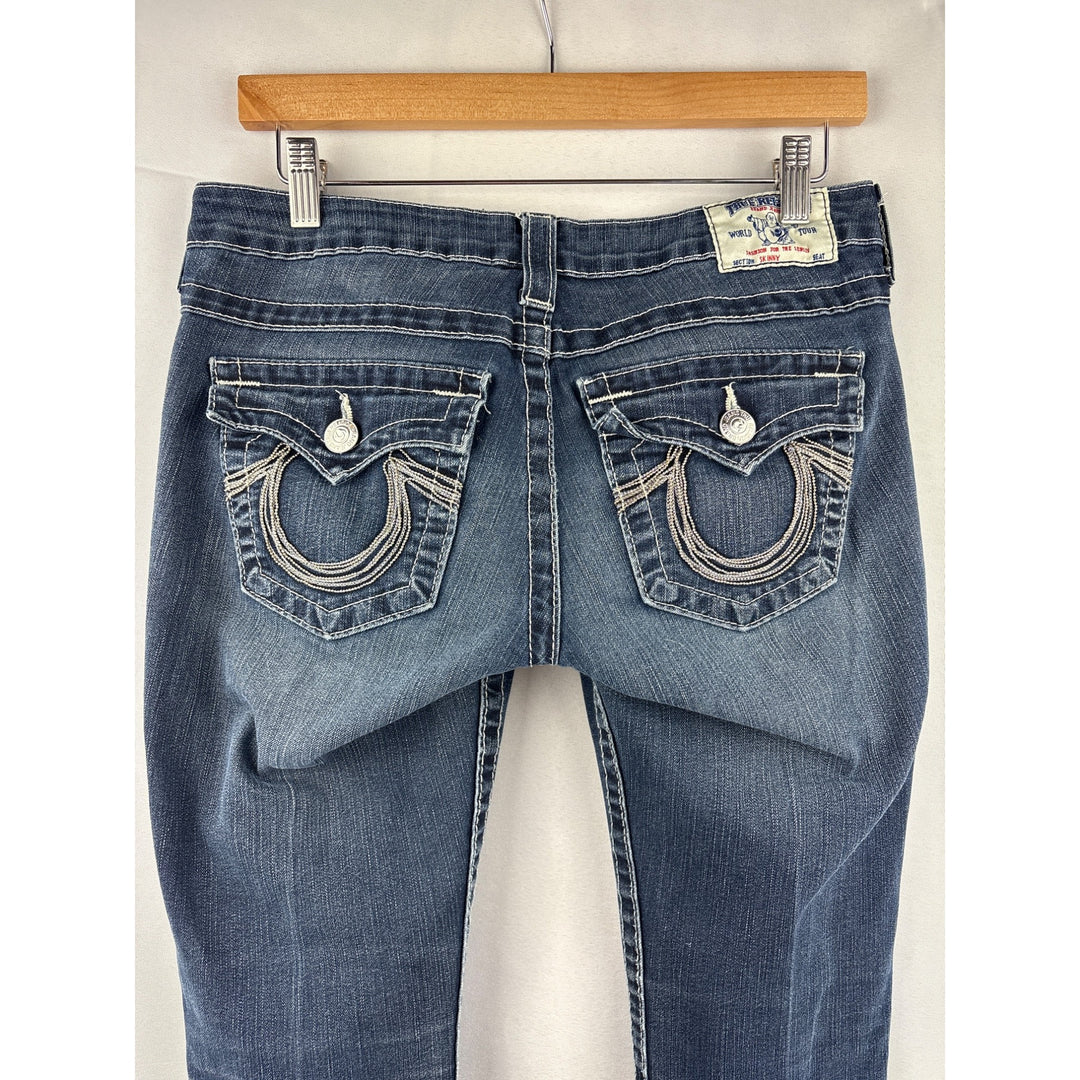 True Religion Womens Blue Denim Jeans Size 29 Made In USA