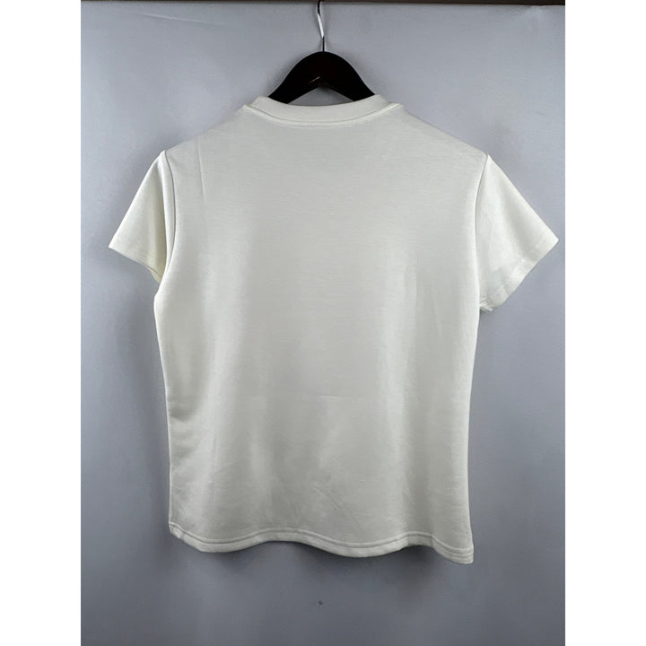 Women’s Ambush Large White T-Shirt w/ Pink A Logo