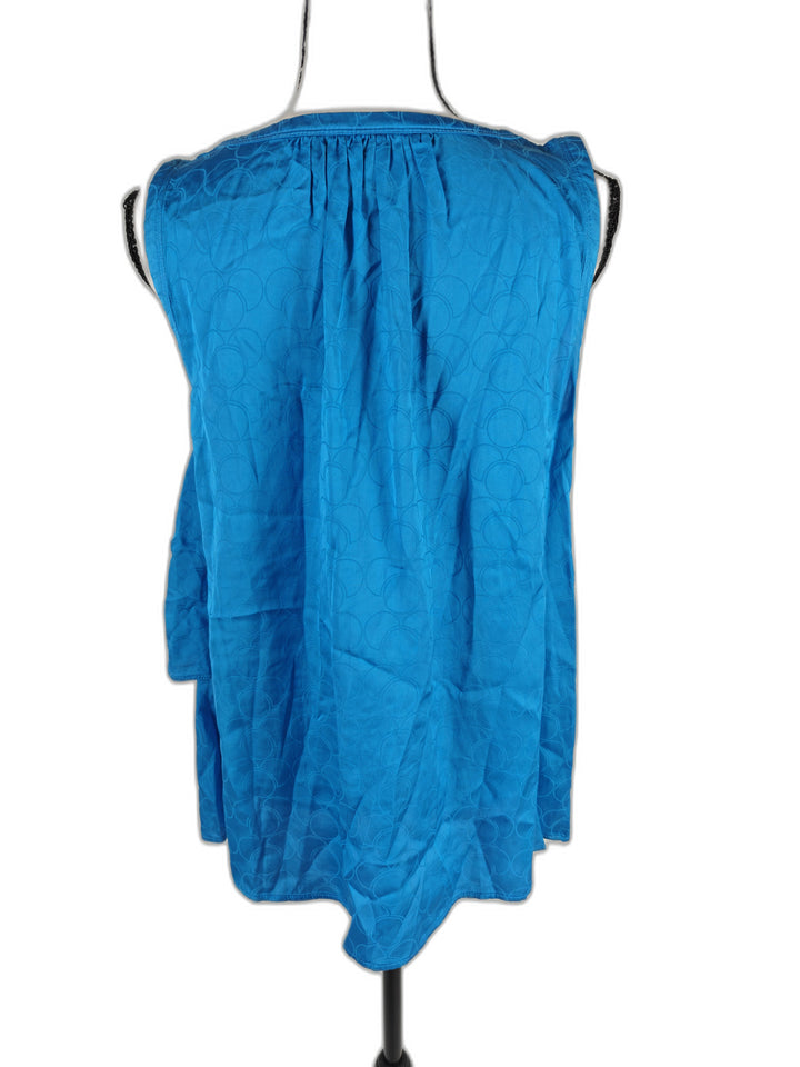 Womens Marc by Marc Jacobs Tiered Blouse Blue Size S