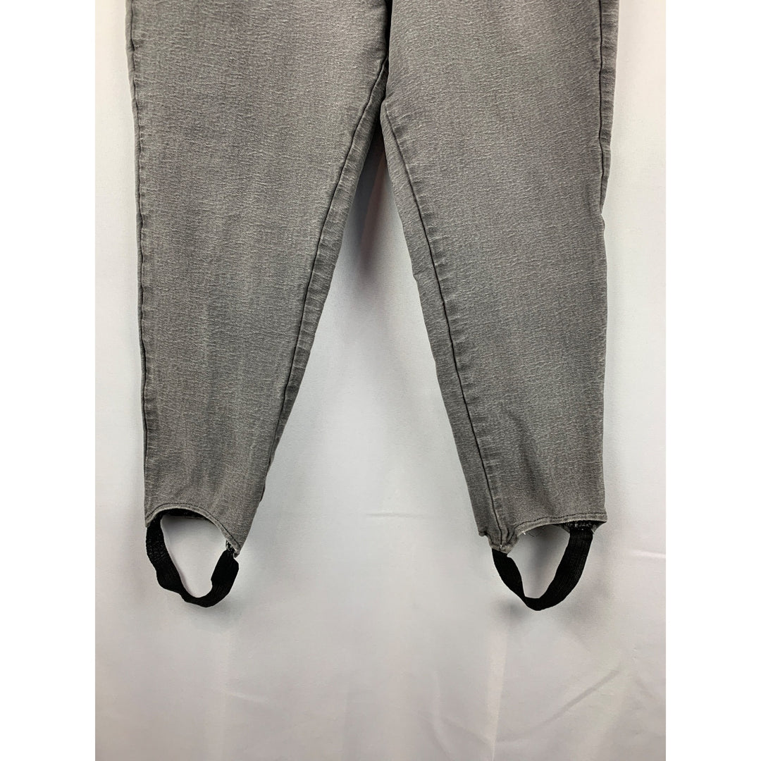 Gloria Vanderbilt Gray Stirrup Jeans Size 8