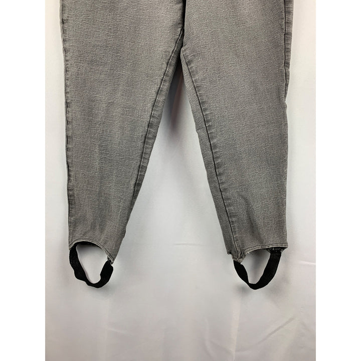 Gloria Vanderbilt Gray Stirrup Jeans Size 8
