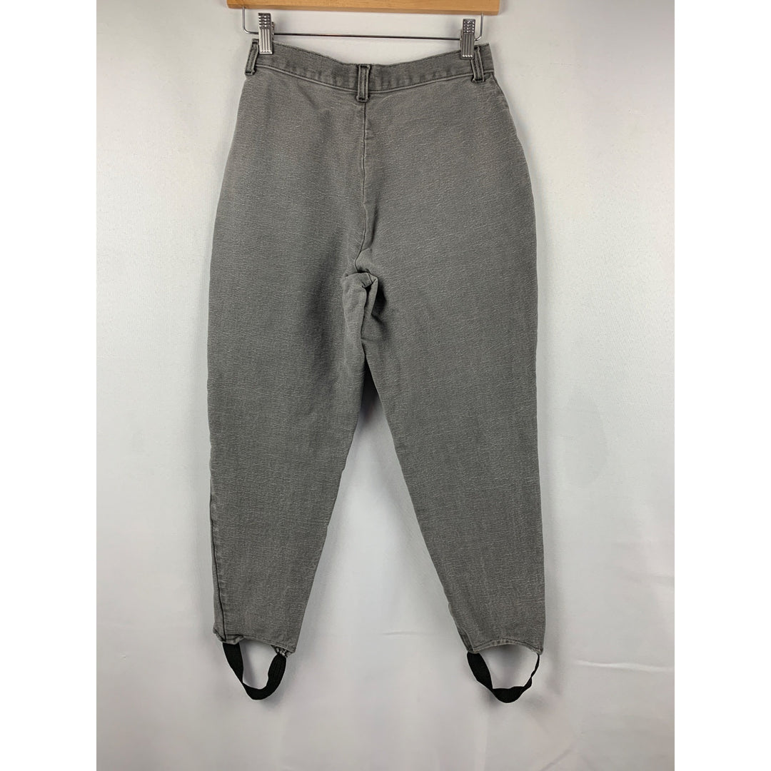 Gloria Vanderbilt Gray Stirrup Jeans Size 8