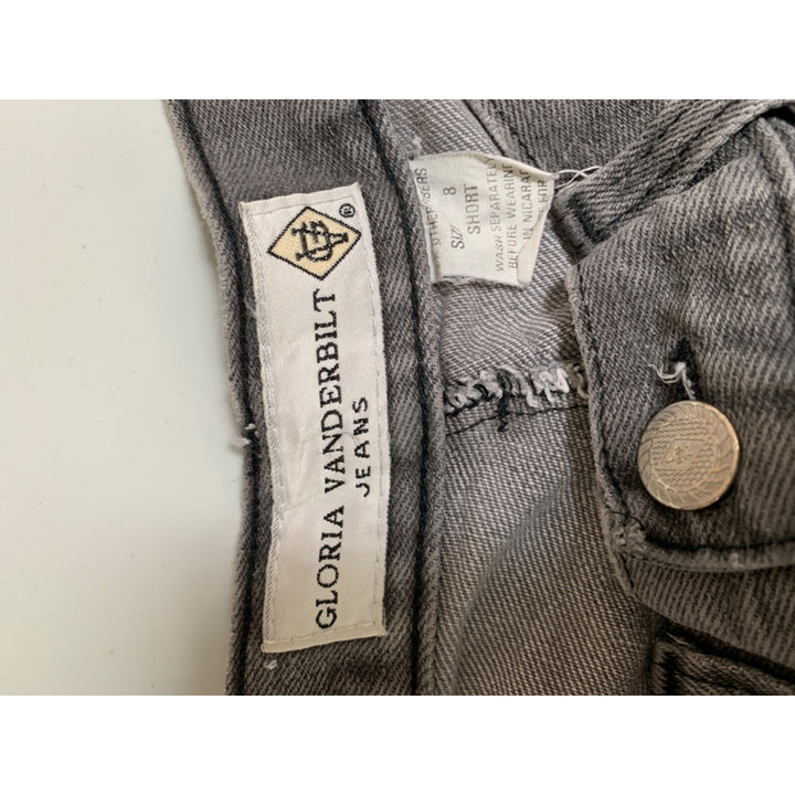 Gloria Vanderbilt Gray Stirrup Jeans Size 8