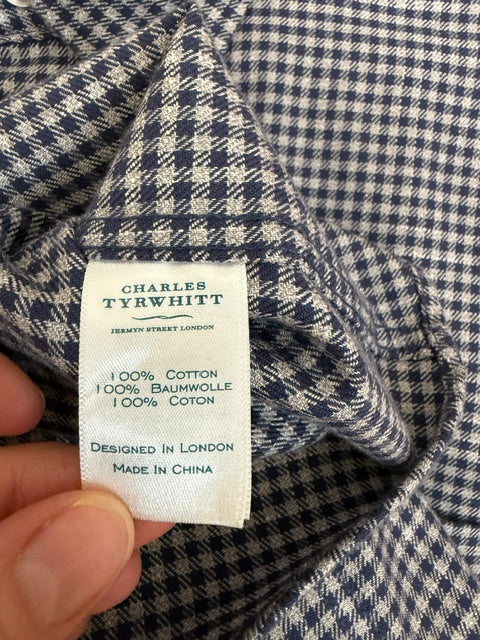 Charles Tyrwhitt Slim Fit Casual Check Shirt SzM