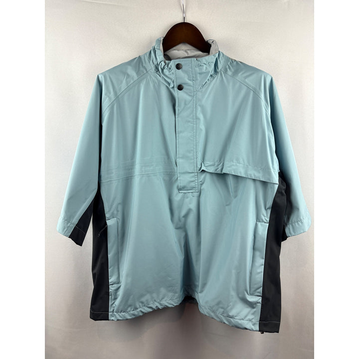 Men’s Cutter & Buck Large Light Blue & Black Golf Jacket