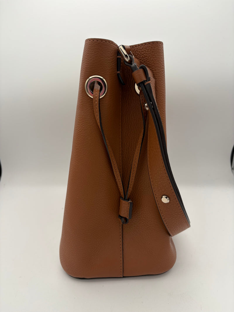 Women’s Kate Spade Coffee Brown Leather Shoulder Purse