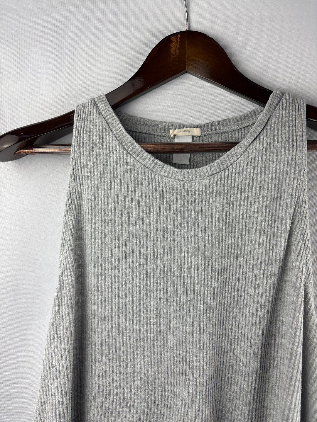 Women’s Eberjey Small Light Gray Ribbed Tank Top