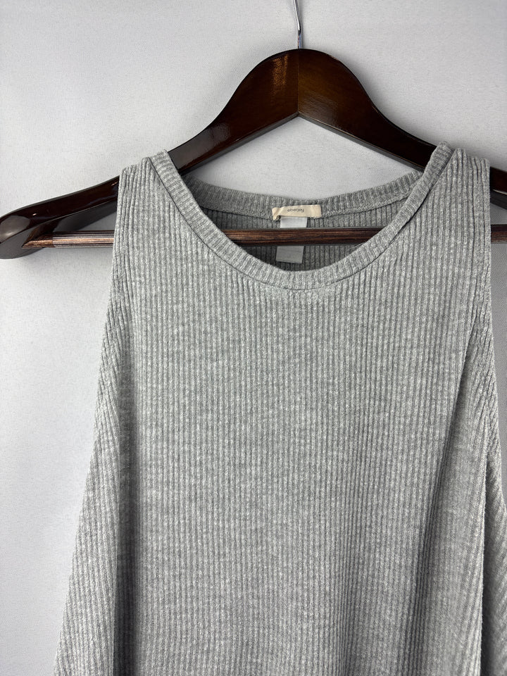 Women’s Eberjey Small Light Gray Ribbed Tank Top