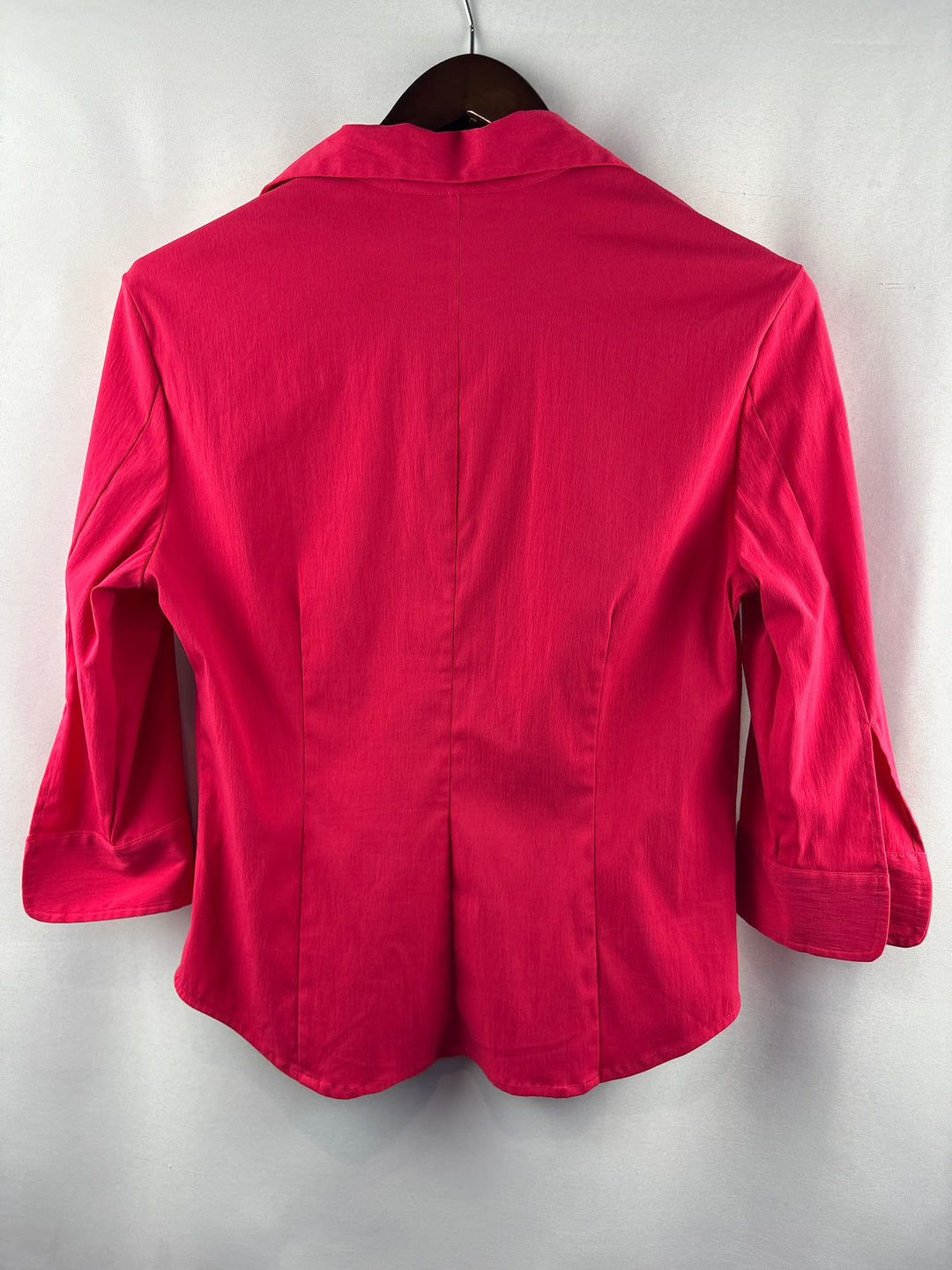 Women’s Express Size 7/8 Pinkish Red V-Neck Blouse
