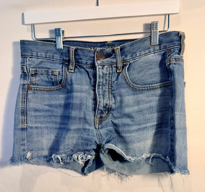 American Eagle Outfitters Button Fly Cutoff Denim Shorts Size 4