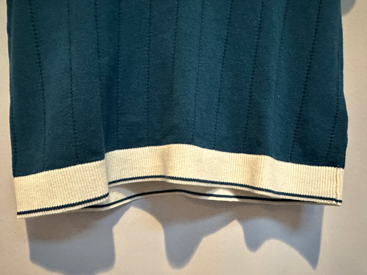 Men’s Abercrombie & Fitch Teal Short Sleeve Polo Sweater Size M