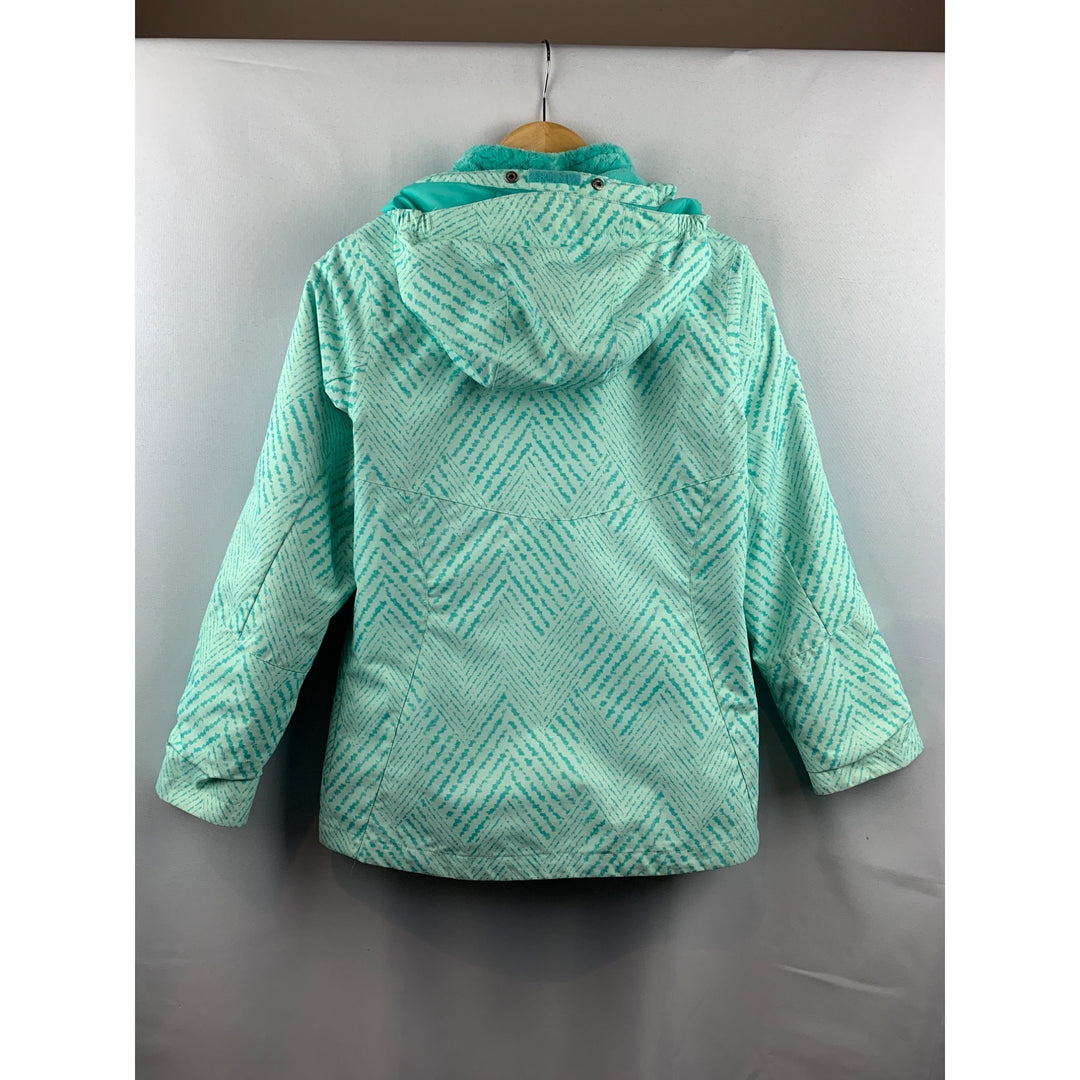 Women's Columbia Mint Green Interchangeable Jacket Size L