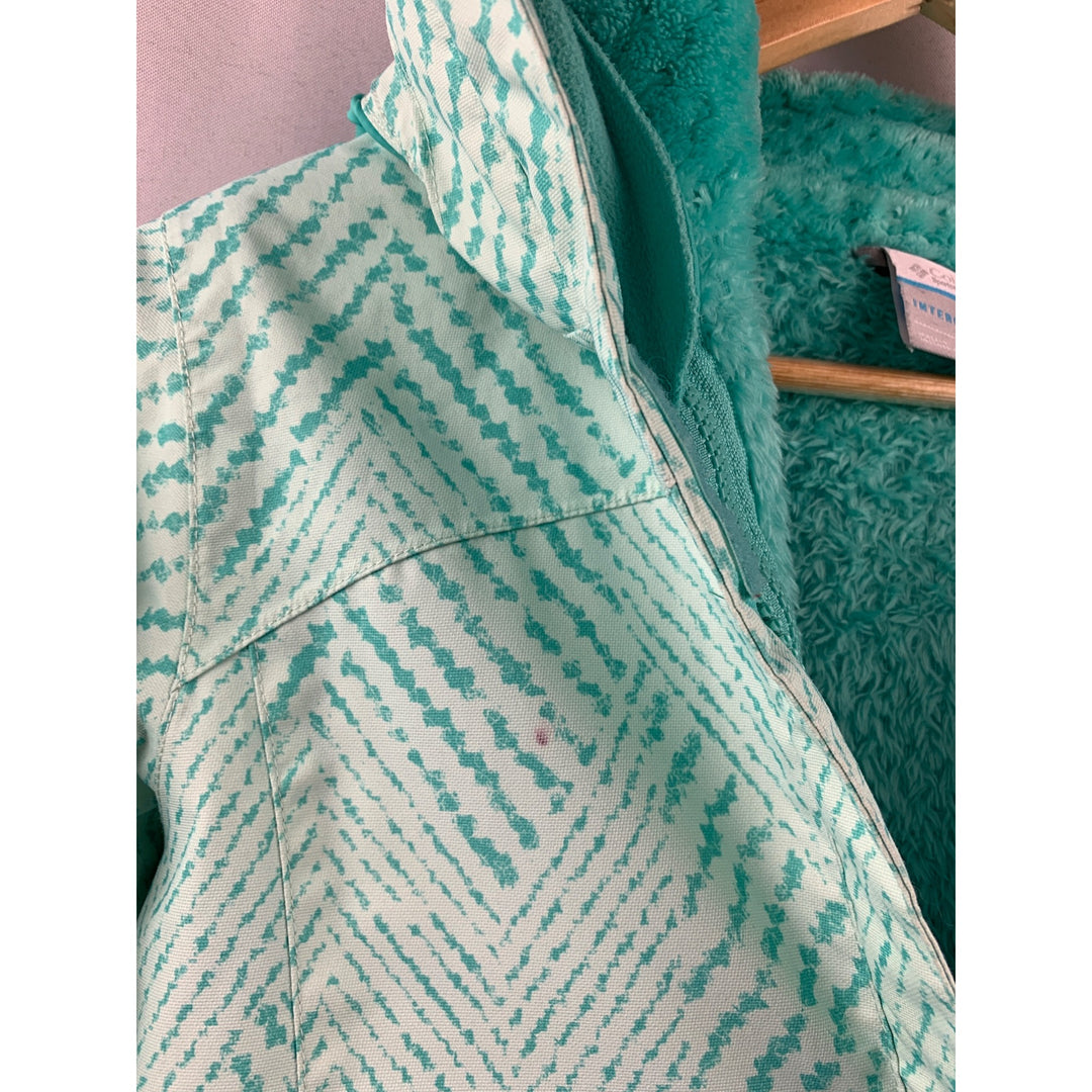Women's Columbia Mint Green Interchangeable Jacket Size L
