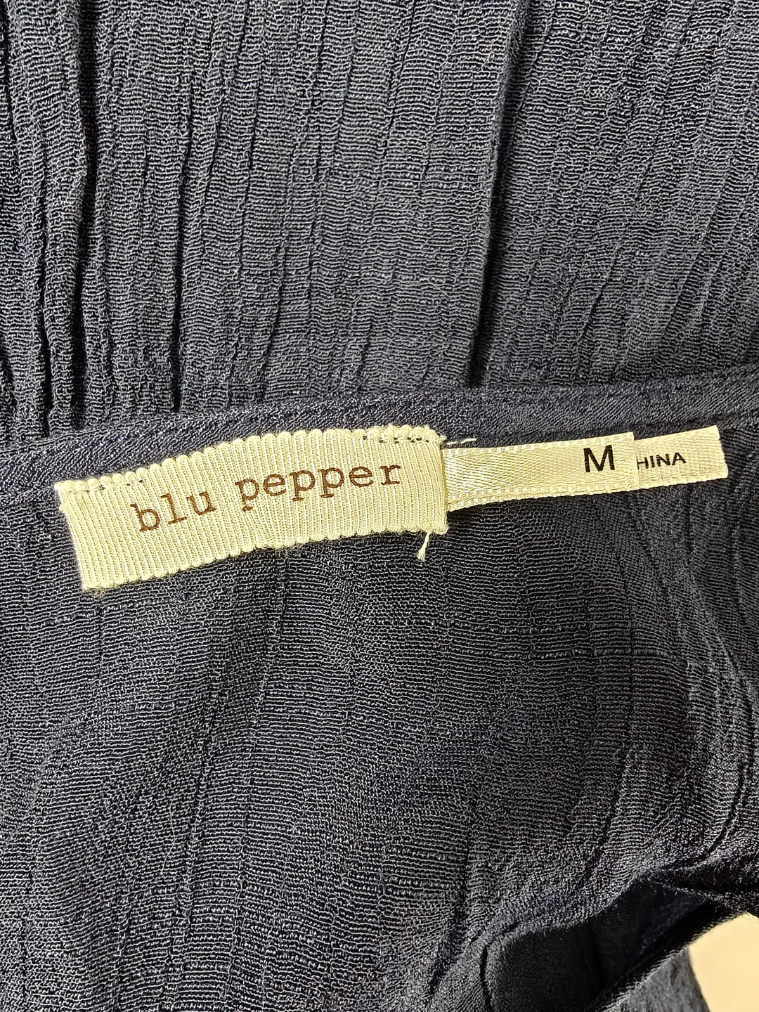 Women Blu Pepper Dress Navy Blue Size M